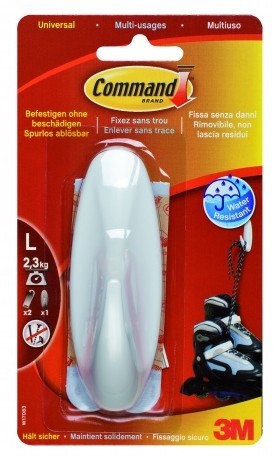 3M W17083 förvaringskrok Vit 1 styck