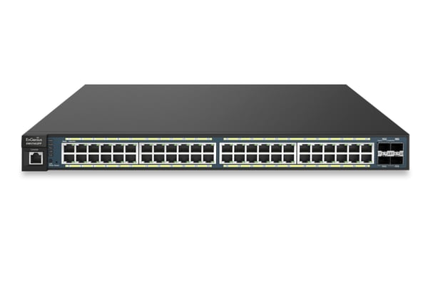 EnGenius EWS7952FP nätverksswitchar hanterad L2 Gigabit Ethernet (10/100/1000) Strömförsörjning via Ethernet (PoE) stöd 1U Svart