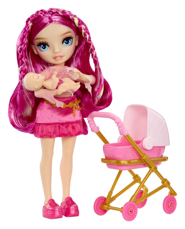 Rainbow High Junior High Jr. High Bestie Babysitters – Stella Monroe (Fuschia)