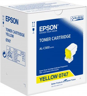 Epson C13S050747 tonerpatron 1 stk Original Gul