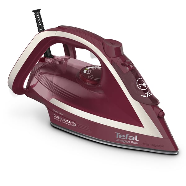 Tefal Ultimate Pure FV6820 Ångstrykjärn 2800 W Röd, Silver