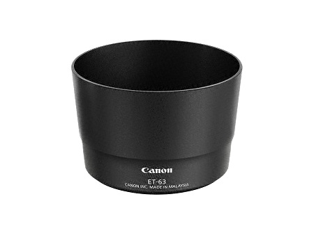 Canon EF-S 55-250mm f/4.0-5.6 IS STM + ET-63 + Lens Cloth SLR Vakio-objektiivi Musta