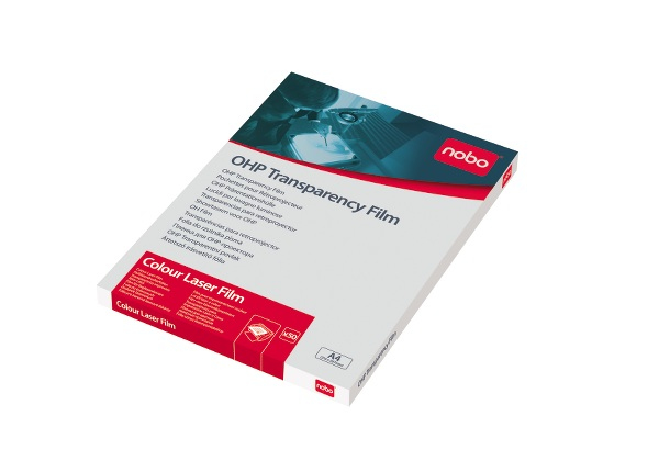 Nobo Overheadfilm farve laserprinter A4 (50 pak.)