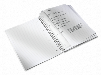 Leitz Notesblok WOW PP A4 linjeret 80 gram 80 ark
