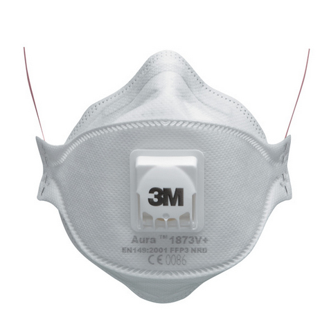 3M 9332+C pölysuojain 1 kpl FFP3