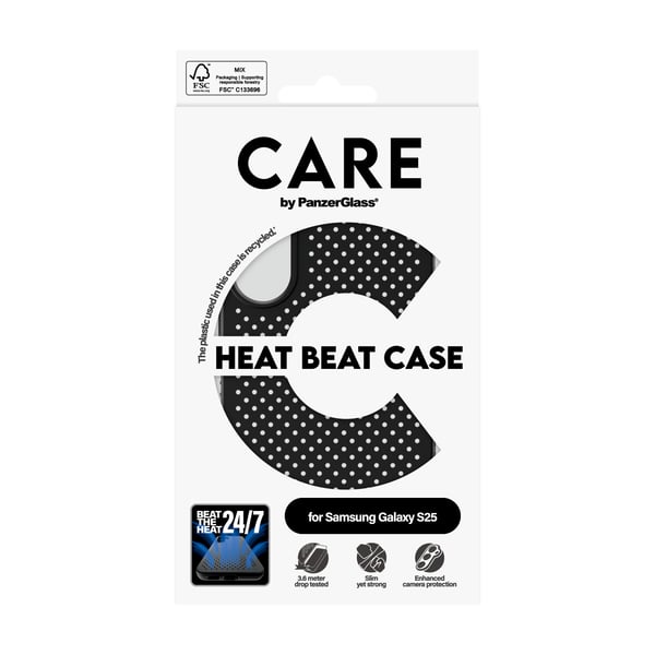 PanzerGlass CARE™ by ® Case Heat Beat Samsung Galaxy S25
