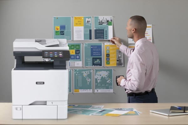 Xerox VersaLink C625 A4 50 sid/min dubbelsidig kopiering/utskrift/scanning/fax, PS3 PCL5e/6, 2 magasin totalt 650 ark