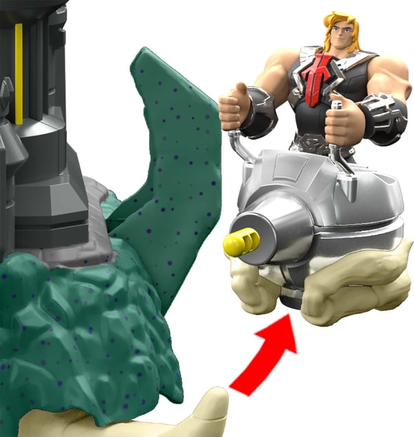 He-Man and the Masters of the Universe Castle Grayskull-legesæt
