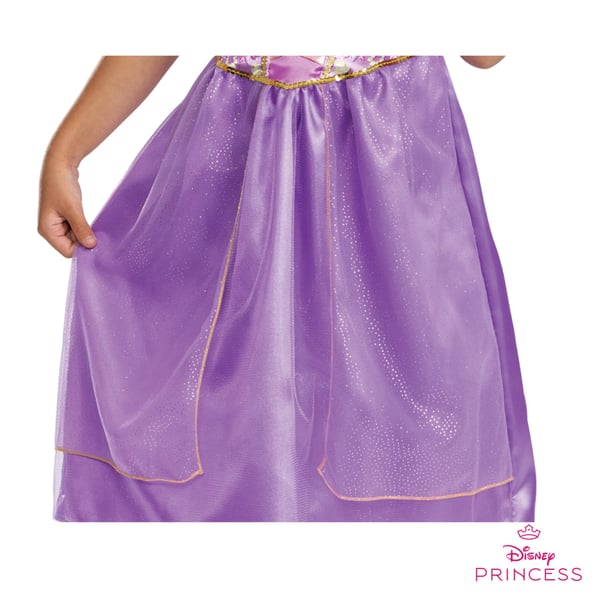 Disguise Disney Princess Rapunzel Smart kjole Barn Hunstik Halloween