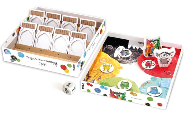 Asmodee Het Kleurenmonster Lautapeli Perhe
