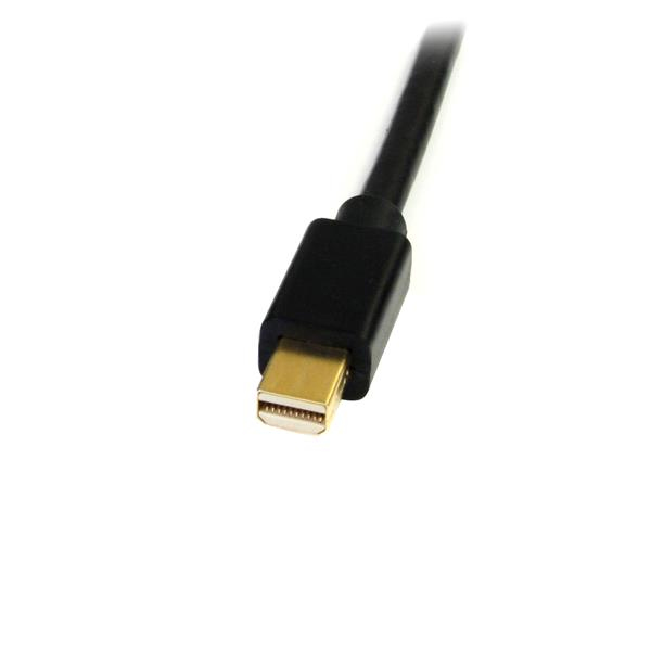 StarTech.com MDP2DVIMM6 videokabel adapter 1,8 m Mini DisplayPort DVI-D Sort