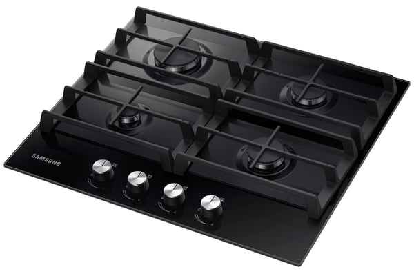Samsung NA64H3010AK/ET keittolevy Musta Kiinteä Kaasuliesi 4 alue(tta)