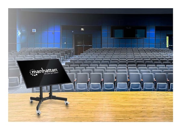 Manhattan TV-vogn 23\"-70\" 40 kg ekstra lav