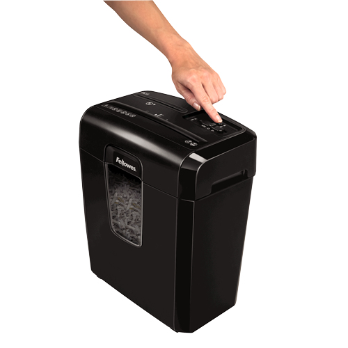 Fellowes 8Cd papirmakulator Krydsmakulering 22 cm Sort