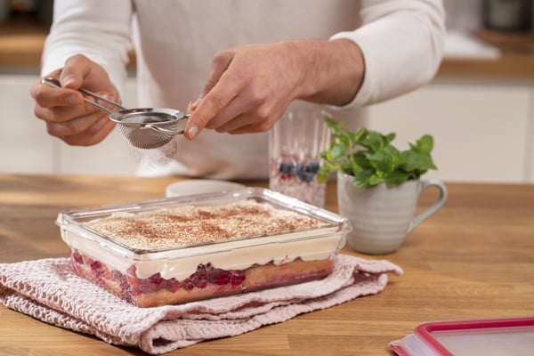 Tefal MasterSeal N10411 Rektangulær Kasse 2 L Transparent, Rød 1 stk