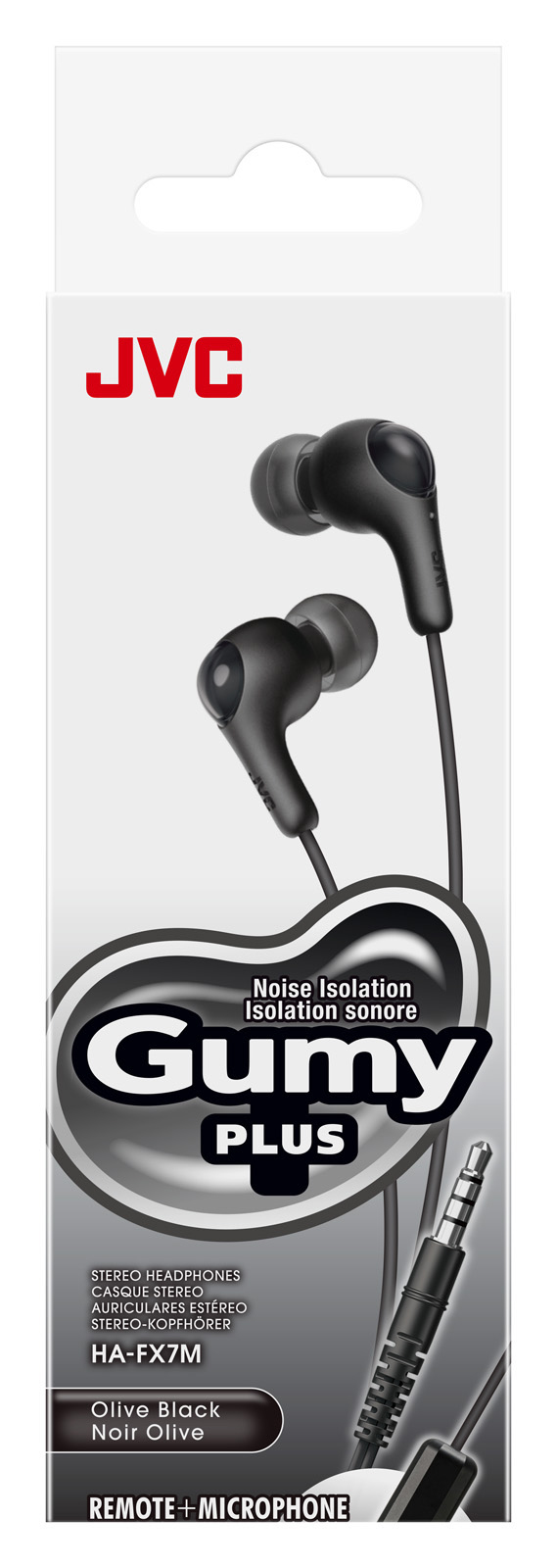 JVC HA-FX7M Headset Kabel I öra Samtal/musik Svart