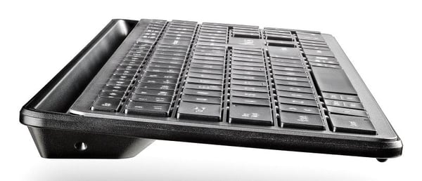 NGS ECLIPSE näppäimistö Sisältää hiiren Koti /Toimisto RF Wireless + Bluetooth QWERTY englanti Harmaa