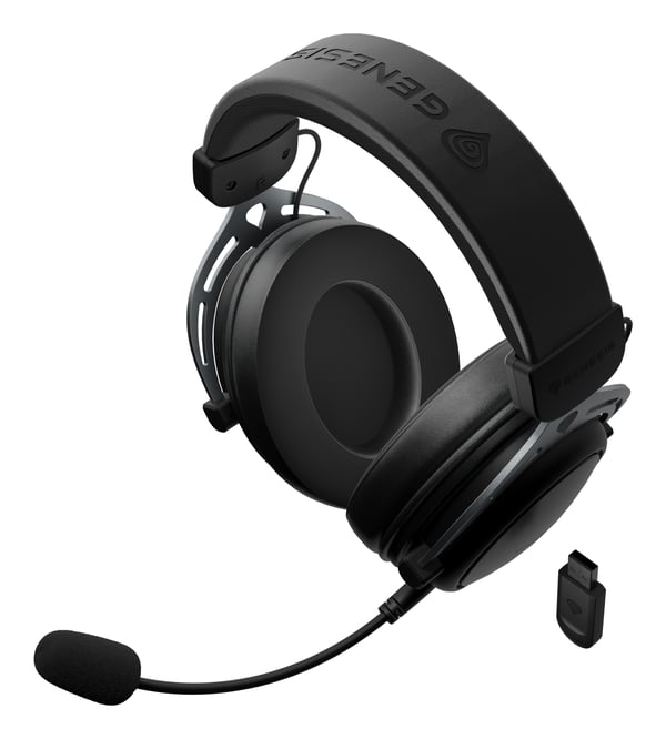 GENESIS Toron 706 Wireless Kuulokkeet Langallinen & langaton Pääpanta Pelaaminen USB Type-C Bluetooth Musta