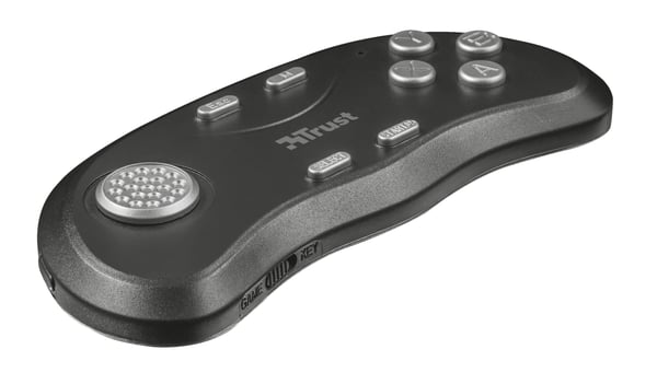 Trust Setus Musta, Harmaa Bluetooth Ohjaussauva Analoginen/Digitaalinen Android Trust Setus Musta, Harmaa Bluetooth Ohjaussauva Analoginen/Digitaalinen Android