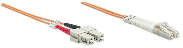 Intellinet 5.0m LC-SC M/M InfiniBand- ja kuituoptiikkakaapeli 5 m Oranssi