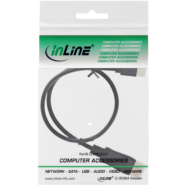 InLine 17135S DisplayPort kabel 5 m Mini DisplayPort Sort