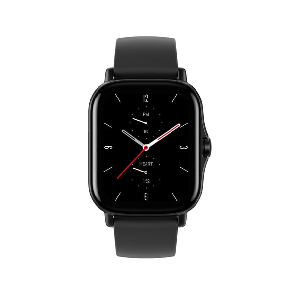 Amazfit GTS 2 4,19 cm (1.65") AMOLED 43 mm Digital 348 x 442 pixel Berøringsskærm Sort Wi-Fi GPS (satellit)