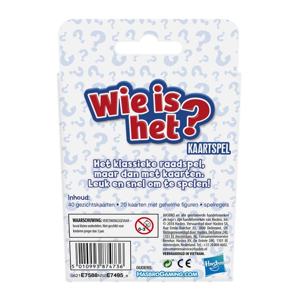 Hasbro Gaming E7588FR0 brætspil Kortspil Lateral tænkning