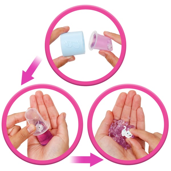 Barbie Purple Sparkle-dukke i Party Unboxed Glam Party-serien med tilbehør og 10 overraskelser