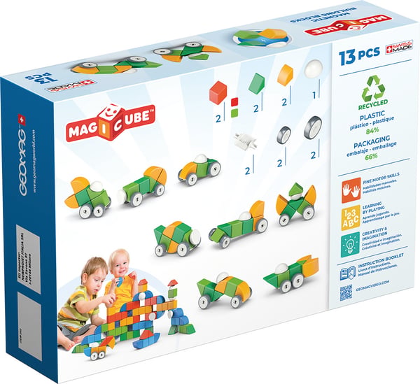 Geomag MagiCube 4 Shapes Recycled Wheels