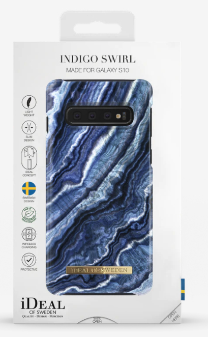 iDeal of Sweden Indigo Swirl mobiltelefon etui 15,5 cm (6.1") Cover Blå, Flerfarvet