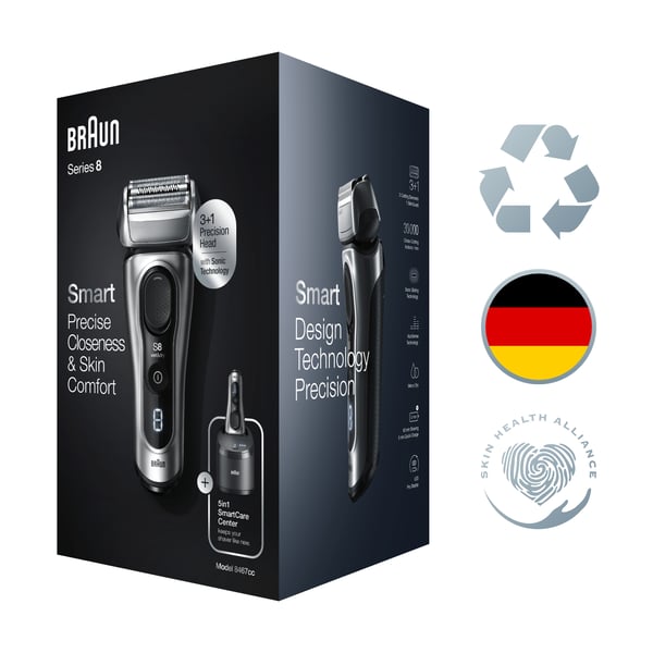 Braun Series 8 81744520 rakapparater för män Folierakapparat Silver
