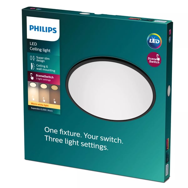 Philips Funktionel Super Slim loftslampe 18 W