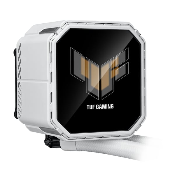 ASUS TUF Gaming LC III 360 ARGB LCD White Edition Suoritin All-in-one-nesteenjäähdytin 12 cm Valkoinen 1 kpl