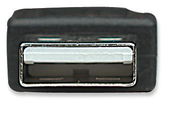 Manhattan 374507 USB-kabel USB 2.0 0,5 m USB A USB B 0,48 Gbit/sek. Sort