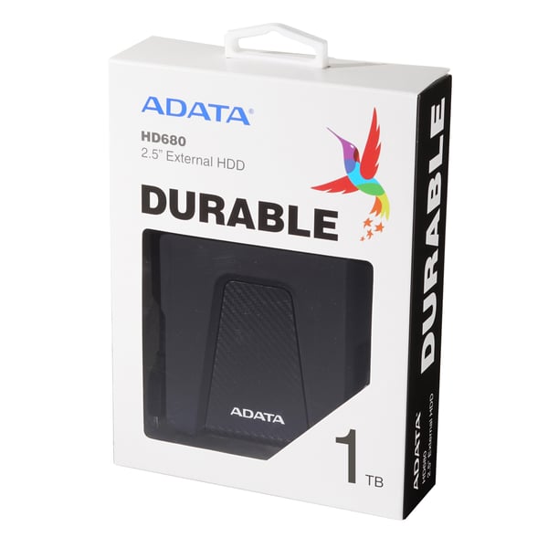 ADATA HD680 externa hårddiskar 1 TB USB 3.2 Gen 1 (3.1 Gen 1) Svart