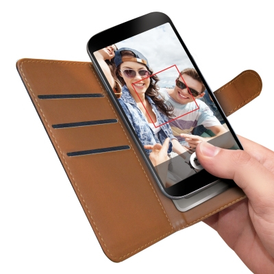 Celly WALLY UNICA mobiltelefon etui 12,7 cm (5") Tegnebogsetui Sort