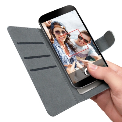 Celly WALLY UNICA mobiltelefon etui 14,5 cm (5.7") Tegnebogsetui Hvid