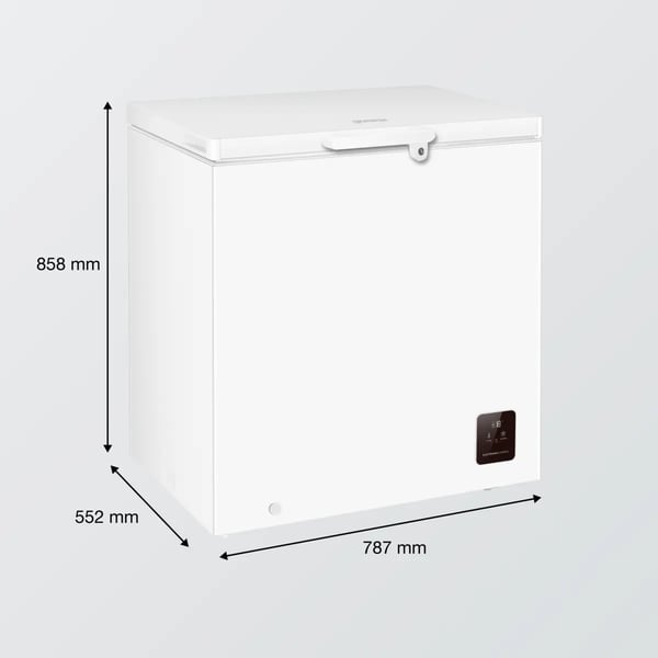 Gorenje FH20E6W5 Frysbox Fristående 198 l Vit
