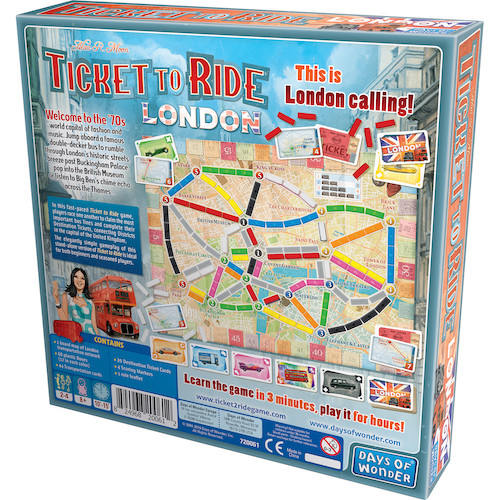 Asmodee Ticket to Ride: London Brädspel Familj