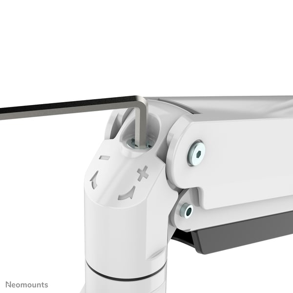 Neomounts NM-D775DX3WHITE skærmbeslag og -stativer 68,6 cm (27") Skrivebord Hvid