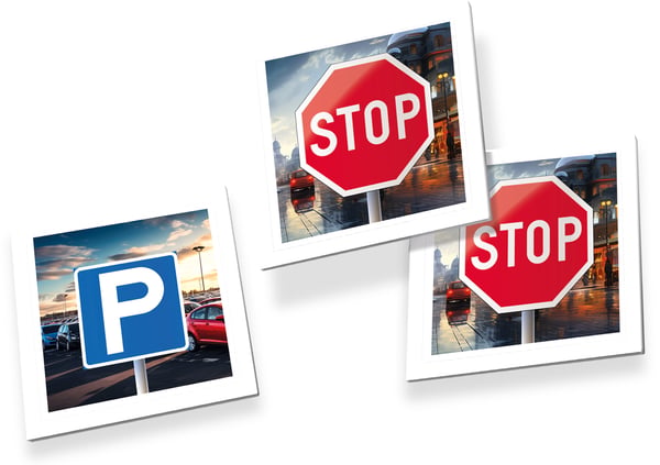 Tactic Memo Traffic Signs