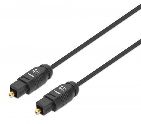 Manhattan 356084 InfiniBand och fiberoptisk kabel 3 m Toslink Svart