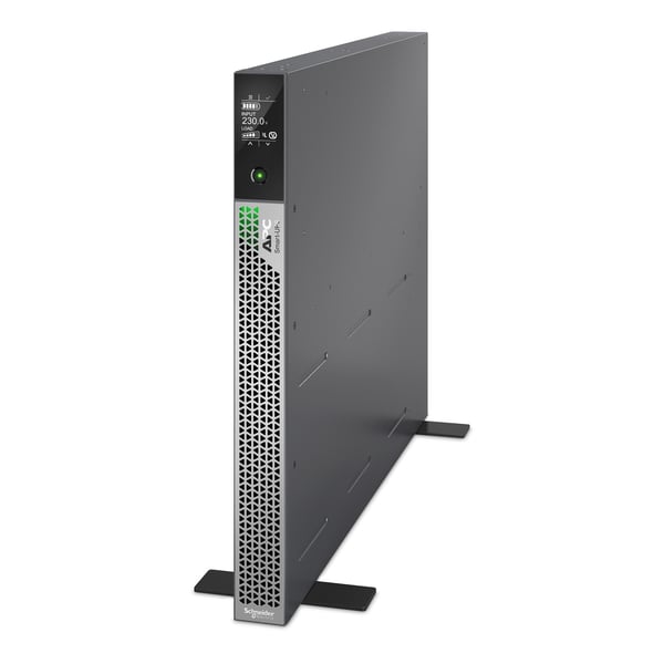 APC SRTL3KRM1UIC UPS-virtalähde Taajuuden kaksoismuunnos (verkossa) 3 kVA 3000 W 5 AC-pistorasia(a)