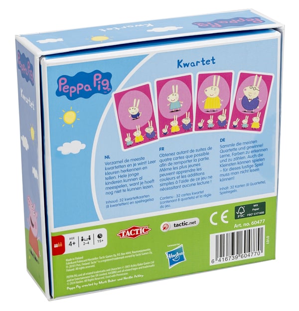 Tactic Kwartet, Peppa Pig