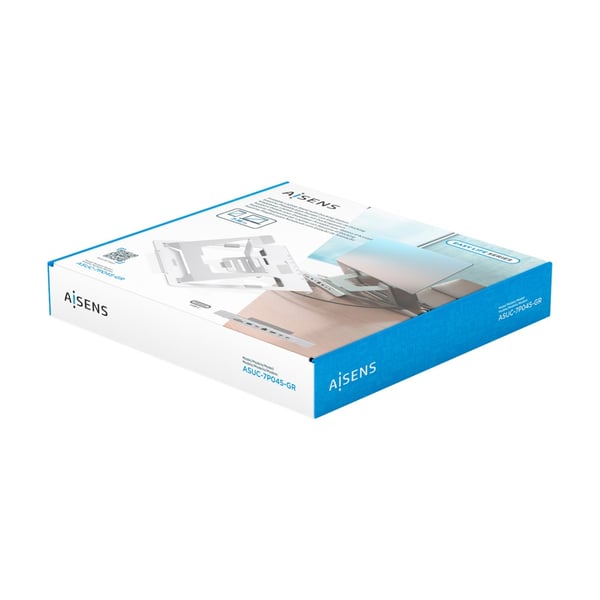 AISENS ASUC-7P045-GR laptop stativ Stander til laptop og tablet Grå 40,6 cm (16")