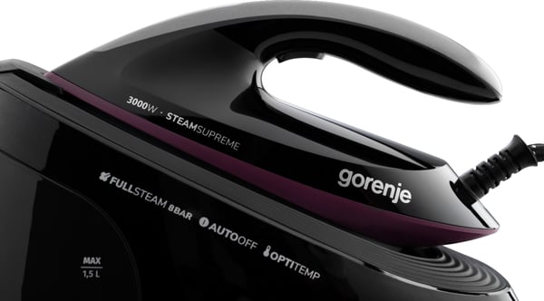 Gorenje SGD3000BKV 1,5 L Keramisk strygesål Sort