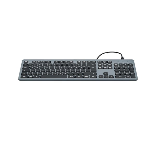 Hama USB-näppäimistö \"CK-400\", valaistu, langallinen, musta, QWERTZ DE