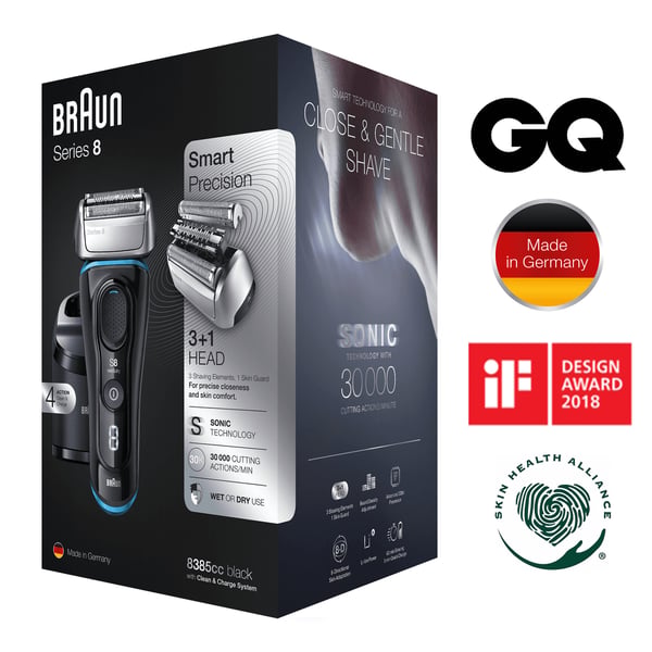 Braun 81666139 rakapparater för män Folierakapparat Svart
