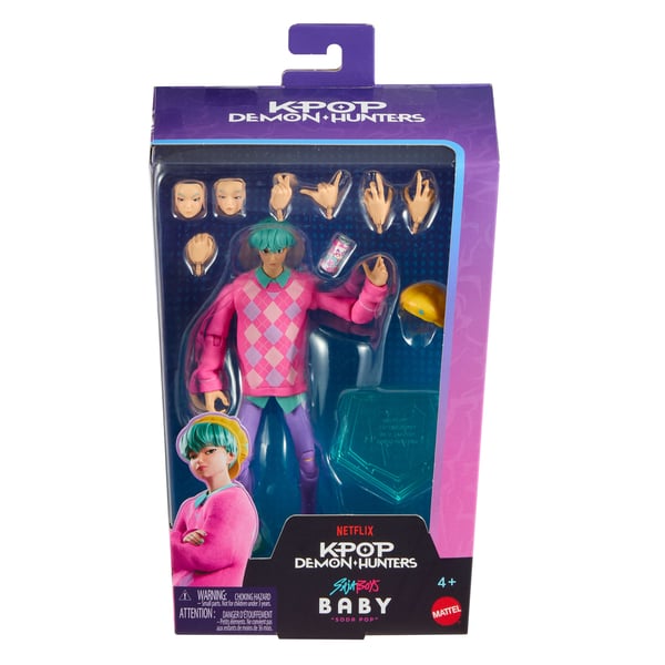 Mattel KPop Demon Hunters Saja Boys Baby “Soda Pop" Action Figure