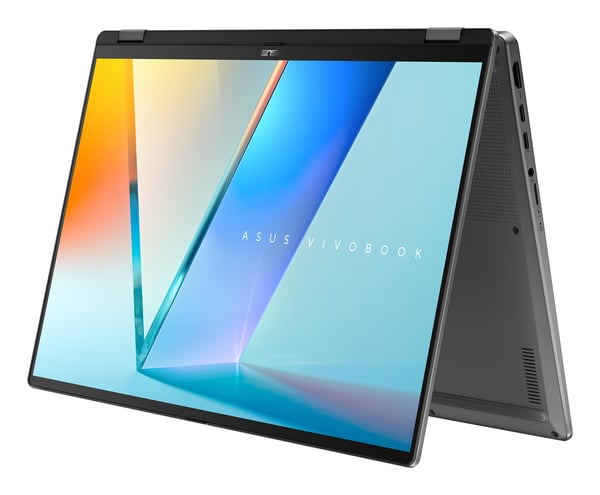 ASUS Vivobook 16 Flip TP3607SA-SI099W Copilot+ PC Intel Core Ultra 7 258V Hybridi (2-in-1) 40,6 cm (16") Kosketusnäyttö WUXGA 32 GB LPDDR5x-SDRAM 1 TB SSD Wi-Fi 7 (802.11be) Windows 11 Home Musta, Harmaa QWERTY Hollanti